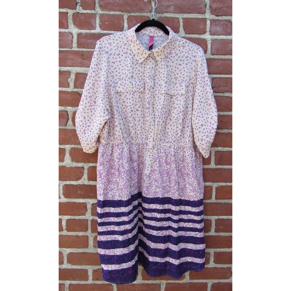 Pure Energy floral & striped dress