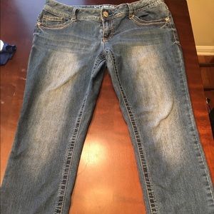 Rue 21 Skinny Jeans Dark Wash Size 11/12