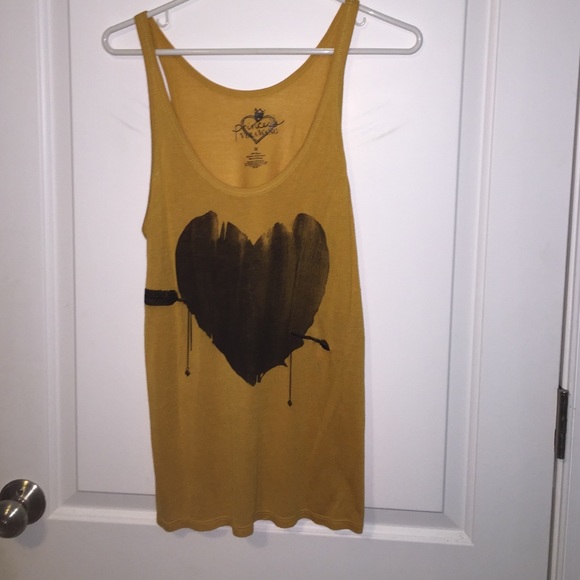 Yellow Vera wang Tank Top - Picture 1 of 3
