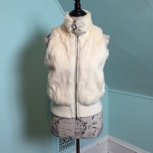 White Rabbit Fur Vest