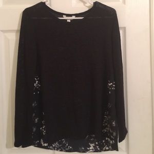 ▪️Black flower shirt from Charming Charlie's▫️