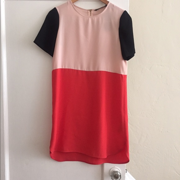 Zara Color block dress - Picture 1 of 1