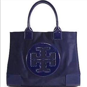 Tory Burch Large Navy Ella Tote