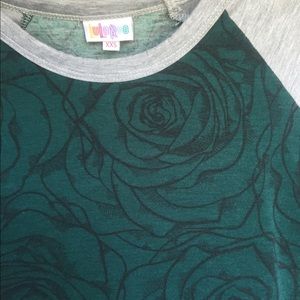 Beautiful rose XXS LuLaRoe Randy Tee EUC