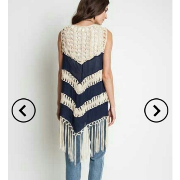 Fringe vest duster 🎉 Host pick🎉  💥sale💥 - Picture 3 of 4