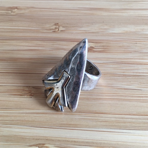 Silver ring from Low Luv by Erin Wasson. - Picture 2 of 4