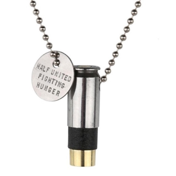 📸 flash SALE // Fighting Hunger Bullet Necklace