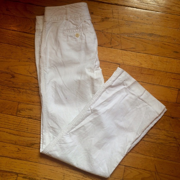 J. Crew Favorite Fit White Pants - Picture 1 of 3
