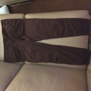 LOFT burgundy utility pant. Size 16