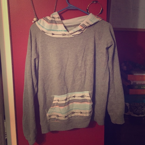 Zumies size medium hoodie! Aztec pattern!