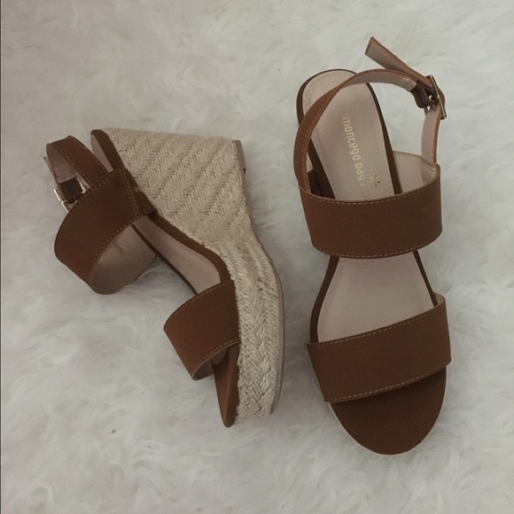 Brown summer wedges - Picture 4 of 4