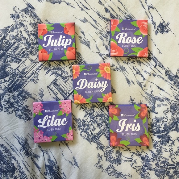 Five Dual Pan Blushes from BH cosmetics