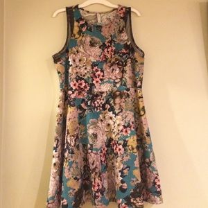 Plus Size Floral Dress