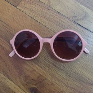 Round Pink Sunglasses