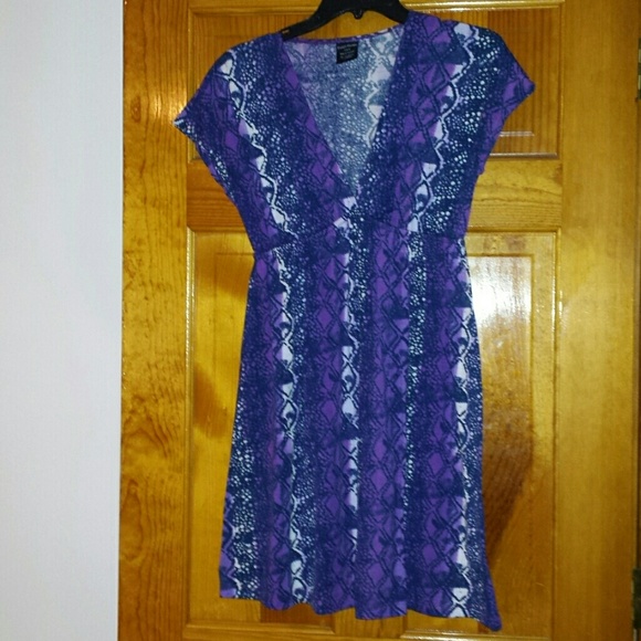 Faded Glory Dresses & Skirts - Purple patterned sundress