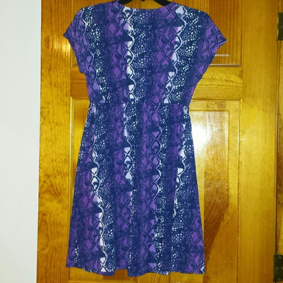 Purple patterned sundress - Picture 2 of 2