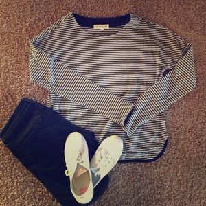 Olive & Oak Striped Sweater