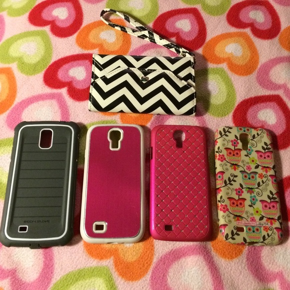 Bundle: 5 Pc Samsung S4 Cases - Picture 1 of 4