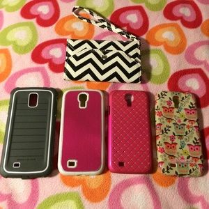 Bundle: 5 Pc Samsung S4 Cases