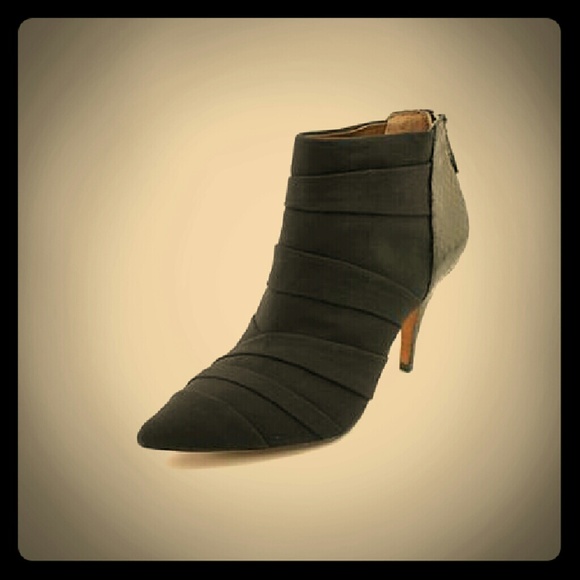 Donald J Pliner Turk Black Bootie