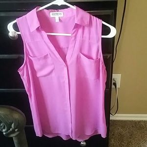 Magenta portofino dress tank