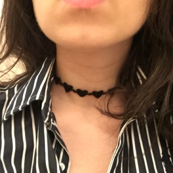 💟Black Heart Choker💟 - Picture 2 of 2