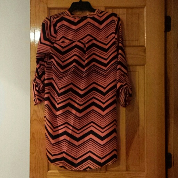 Black and Orange stripped dress - Picture 2 of 2