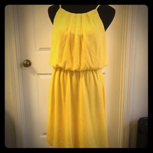Yellow Sleeveless Dress