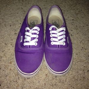 Purple Vans in size 7