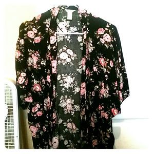 Forever 21 floral kimono