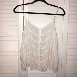 White tank with design! Size medium.