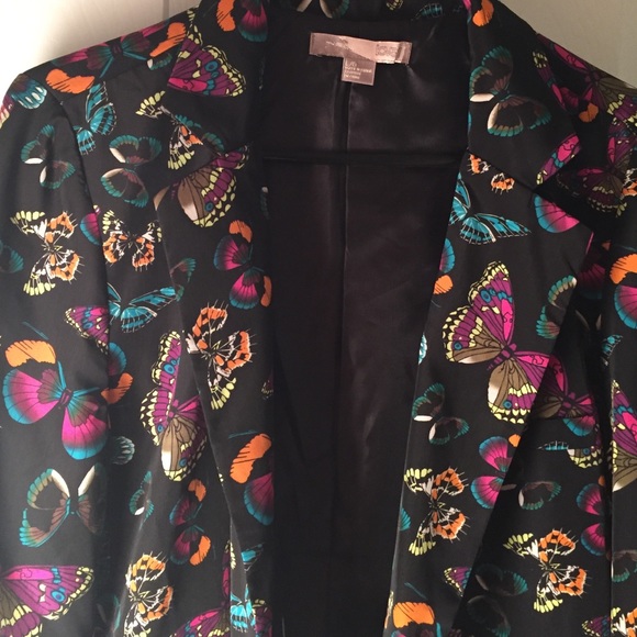Forever 21 (Love21 ) butterfly boyfriend blazer L