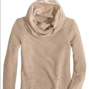 J crew funnel neck sweatshirt