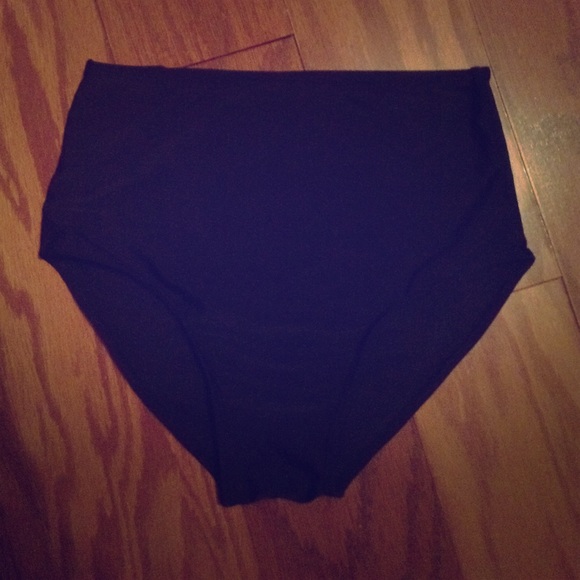 Black High-Waisted Bikini Bottoms