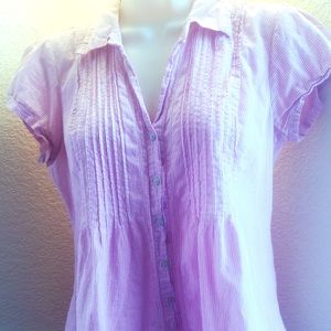 Medium collared button up blouse from converse