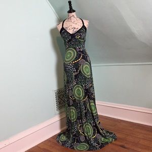 Guess Cotton/Spandex Maxi Dress