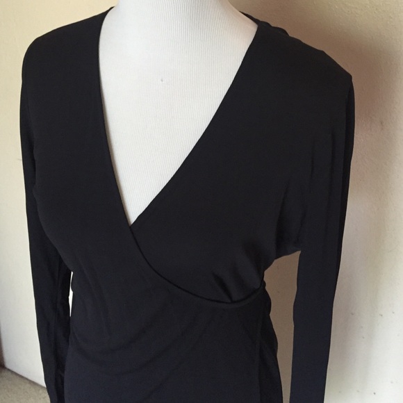 dkny wrap dress