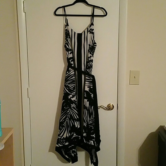 Lane Bryant shark bite hem dress
