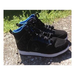 Blue baby phat sneakers
