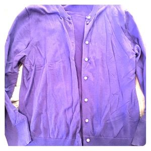 Classic J. Crew Jackie cardigan in periwinkle