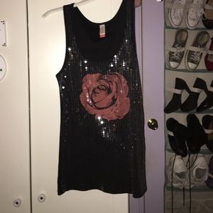 Sequence rose tank NWOT