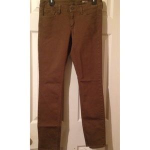Brown skinny jeans