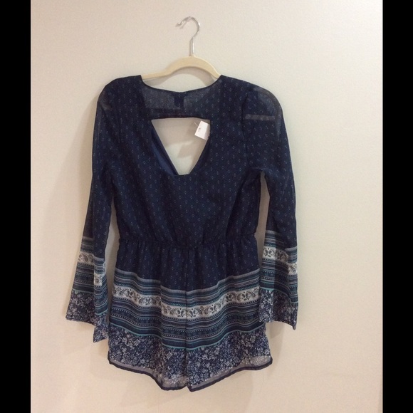 Patterned Romper - Picture 2 of 2