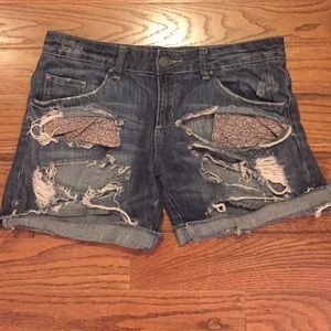 Garage Destroyed Denim Cutoffs