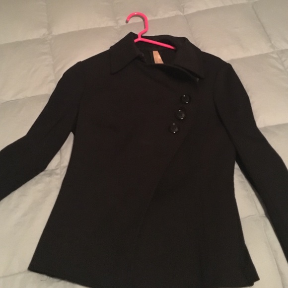 Black military style blazer