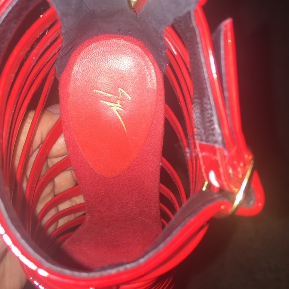 giuseppe zanotti red heels