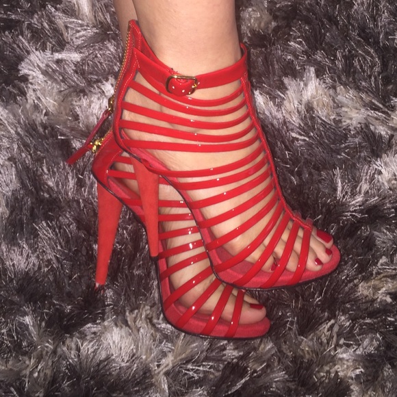 giuseppe zanotti red heels