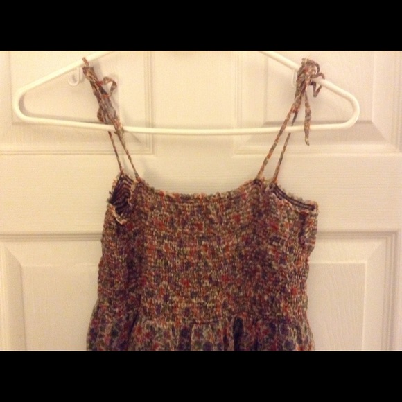 Zara lined chiffon maxi dress