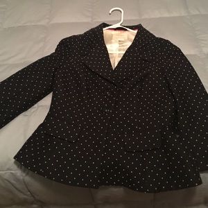 Polka dot Kate spade blazer