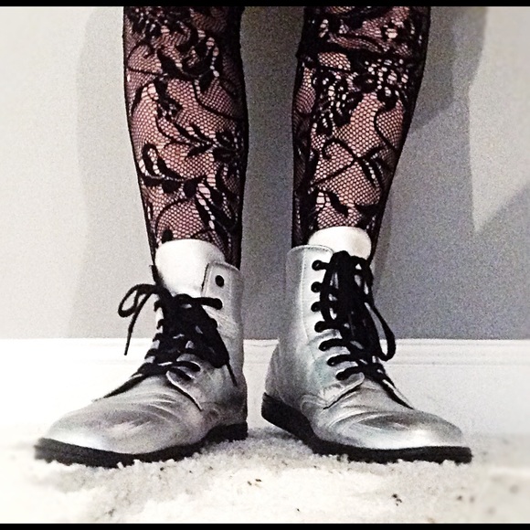 Dr. Martens silver